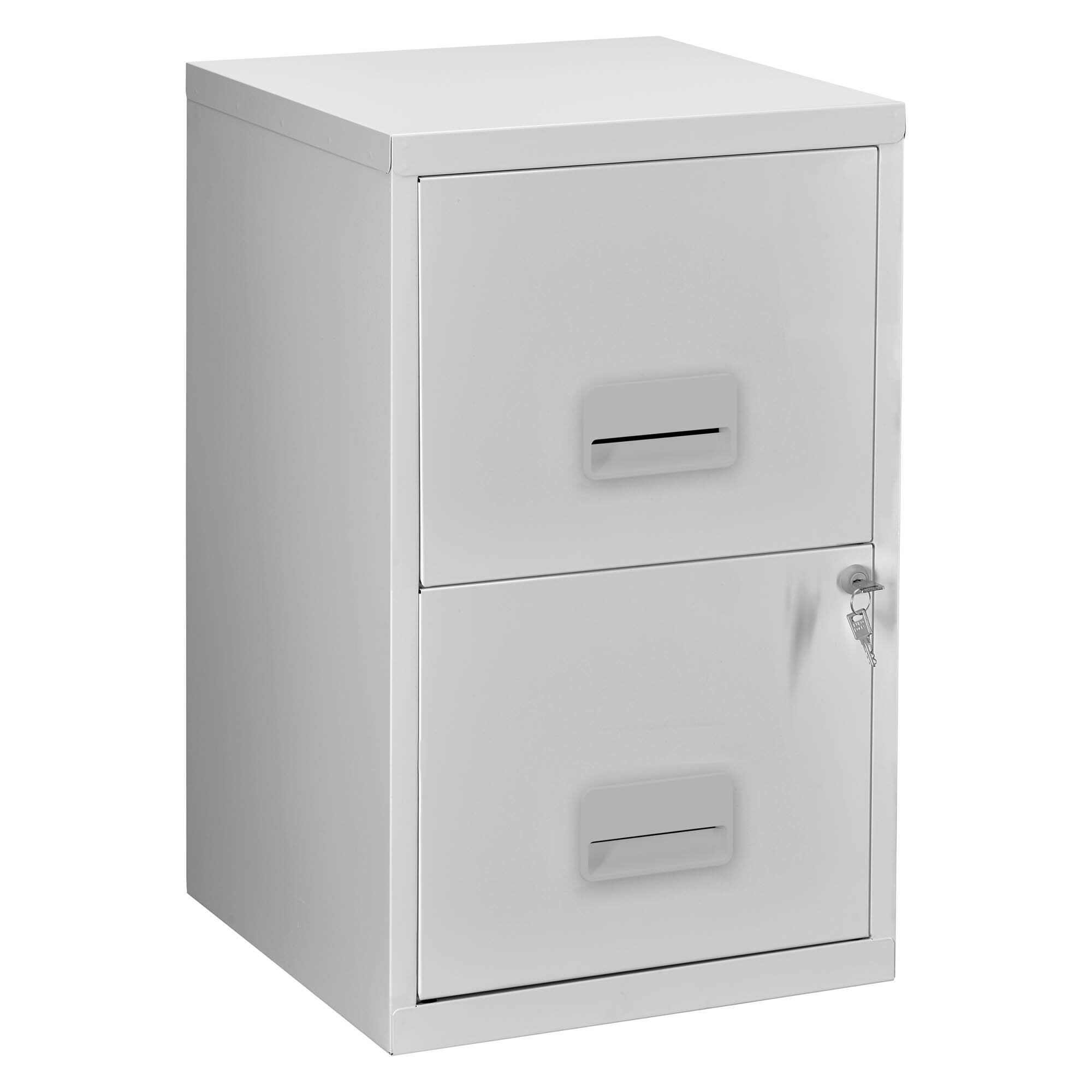 Monobloc 2-drawer Budget File Cabinet.