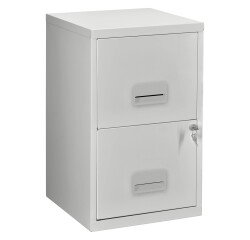 Archivador metálico Budget 2 cajones Gris