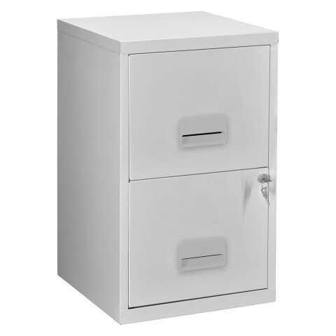 Archivador metálico Budget 2 cajones Gris