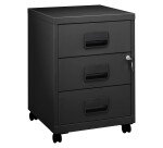 Verplaatsbare metalen ladekast met 3 laden Budget