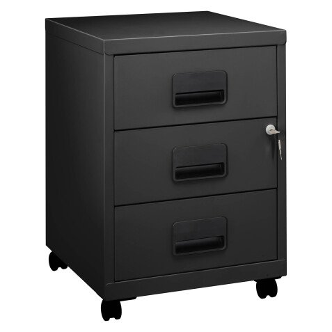 Caisson à Tiroirs IKEA Noir - 4 Tiroirs - Bois - 62x45,5x61 Cm - Occasion