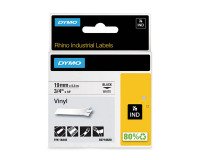 Cinta vinilo Dymo Rhino 19 mm S0718620 Blanco - negro