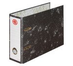 Archivador jaspeado con rado tamaño A5 apaisado Lomo 7,5 cm Bruneau