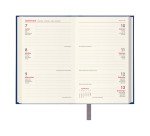 Agenda Lisboa semana vista bolsillo 8,5 x 13 cm azul