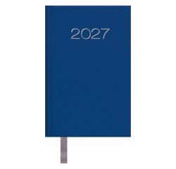 Agenda Lisboa semana vista bolsillo 8,5 x 13 cm azul