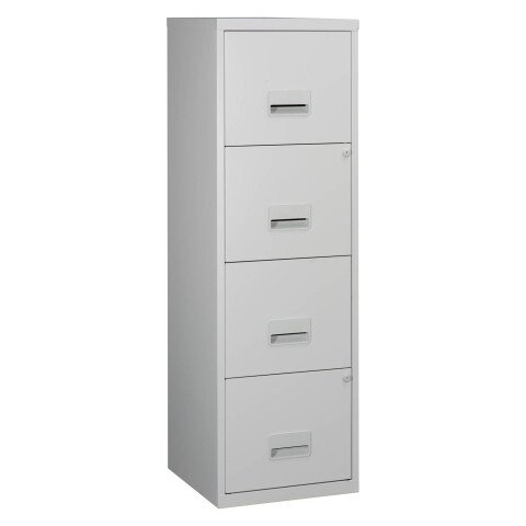 Archivador metálico Budget 4 cajones Gris