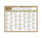Calendrier semestriel mural  2027 Natura - 21 x 26,5 cm