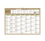 Calendrier semestriel mural 2027- natura - 40,5 x 55 cm