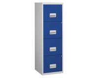 Archivador metálico Budget 4 cajones Gris/Azul