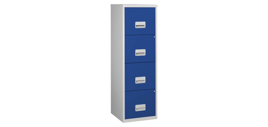 Classeur monobloc 4 tiroirs pour dossiers suspendus