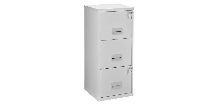 Classeur monobloc  3 tiroirs pour dossiers suspendus