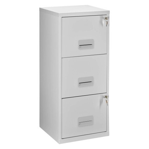 Archivador metálico Budget 3 cajones Gris