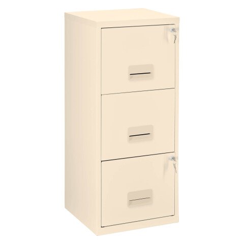 Archivador metálico Budget 3 cajones Beige