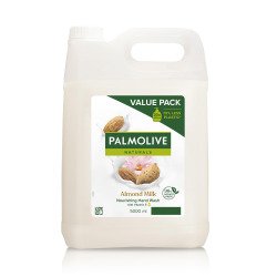 Bottle of 5 L Palmolive nourishing washing cream almond