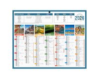 Calendrier semestriel 2026 - planète - 21 x 26,5 cm