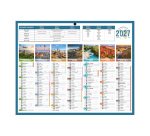 Calendrier semestriel mural 2027 - planète - 21 x 26,5 cm