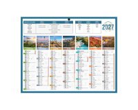 Calendrier semestriel 2027 - planète - 21 x 26,5 cm