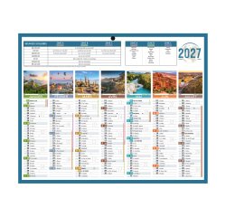 Calendrier semestriel 2027 - planète - 21 x 26,5 cm