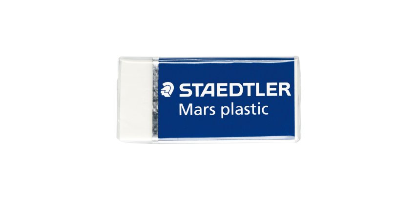 Pack de 6 mini gommes plastic mars Staedtler + 3 offertes