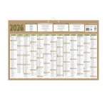Calendrier annuel mural 2026 - Natura - 43 x 65 cm