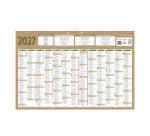 Calendrier annuel mural année 2027 - natura - 43 x 65 cm