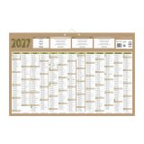 Calendrier annuel mural année 2027 - natura - 43 x 65 cm
