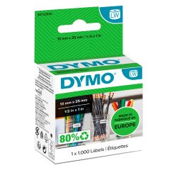Rollo de etiquetas Dymo LW "multiusos" 25 x 13 mm