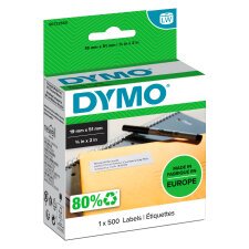 Roll, 500 labels, Dymo paper 19x51 mm, multi-functional