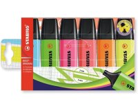 Subrayador Fluorescente Stabilo Boss Original Bolsa 6 colores surtidos