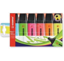 Subrayador Fluorescente Stabilo Boss Original Bolsa 6 colores surtidos