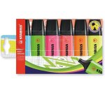 Surligneur Stabilo Boss couleurs assorties - Pochette de 6