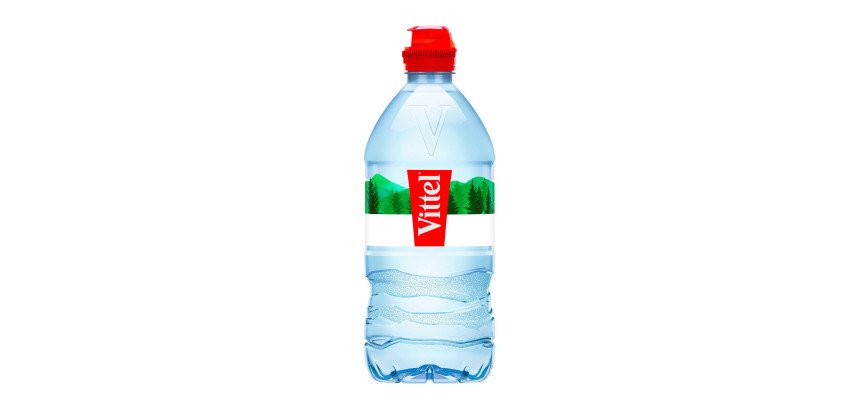 Eau minérale Vittel 75 cl bouchon sport - 15 bouteilles