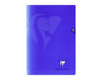 Heft geheftet Clairefontaine Mimesys A4 21 x 29,7 cm große Rauten 96 Blatt 