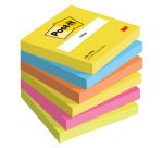 Notes repositionnables Post-it Energtic 76 x 76 mm - bloc de 100 feuilles