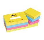 Notes repositionnables couleurs Energetic Post-it 38 x 51 mm - bloc de 100 feuilles
