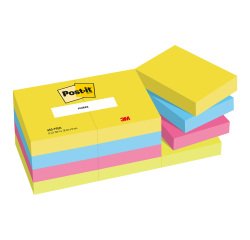Notes repositionnables couleurs Energetic Post-it 38 x 51 mm - bloc de 100 feuilles