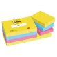 Notes repositionnables couleurs Energetic Post-it 38 x 51 mm - bloc de 100 feuilles