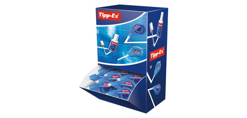 Pack de 15 correcteurs à sec Easy Correct' Tipp-Ex largeur 4,2 mm - Longueur 12 m + 5 offerts
