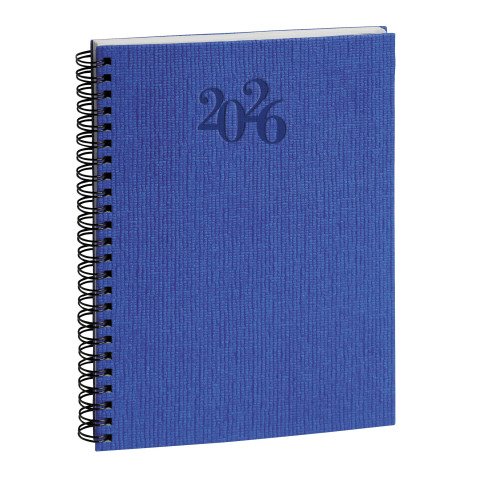 Agenda Exacompta Visuel S Carte Napura - année 2025 - 15 x 21 cm bleu