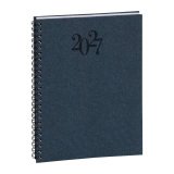 Agenda Exacompta Visuel S Carte Napura - année 2027 - 15 x 21 cm bleu