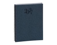 Agenda Exacompta Carte Bleue Visuel W - 15 x 21 cm - Année 2027