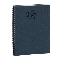 Agenda Exacompta Carte Bleue Visuel W - 15 x 21 cm - Année 2027