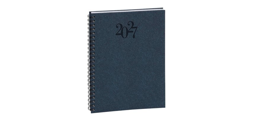 Agenda Exacompta Carte Bleue Visuel W - 15 x 21 cm - Année 2027