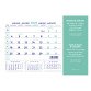 Tapis souris + calendrier mensuel millésimé 2026 - 23 x 18 cm