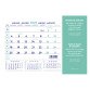 Mousepad + monthly calendar 2025 - 23 x 18 cm