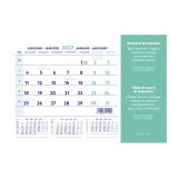 Mouse pad + 2027 vintage monthly calendar - 23 x 18 cm