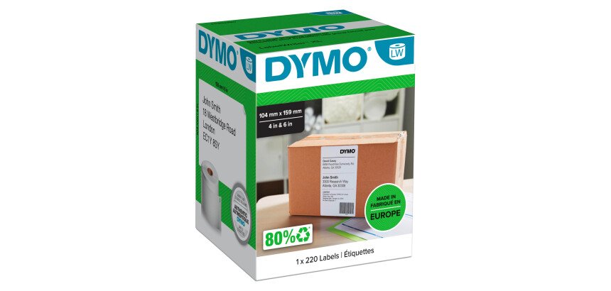 Etiquette d'expédition 104 x 159 mm Dymo - Rouleau de 220
