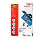 Paquete de 100 fundas de plastificación térmica Fellowes SuperQuick A4, 2 x 125 µ, brillante