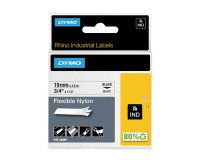 Cinta nylon Dymo Rhino 19 mm S0718120 Blanco - negro