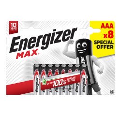 Pilas LR03 AAA Energizer Max - Blíster de 8